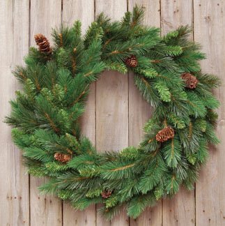 

CWI Gifts Majestic Pine Wreath, 24-Inch