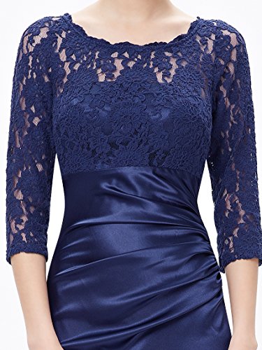 

Ever Pretty Elegant Lace Long Sleeve Formal Floor Length Evening Dress 09882