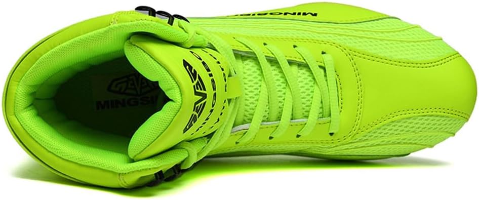 Boxing Shoes For Men Women Lightweight High Top Sneakers Breathable Athletic Sports Training Shoes With High Support_vogvips.com
