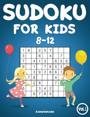 Sudoku for Kids 8-12: 200 Sudoku Puzzles for Kids 8 to 12 with Solutions - Large Print Book