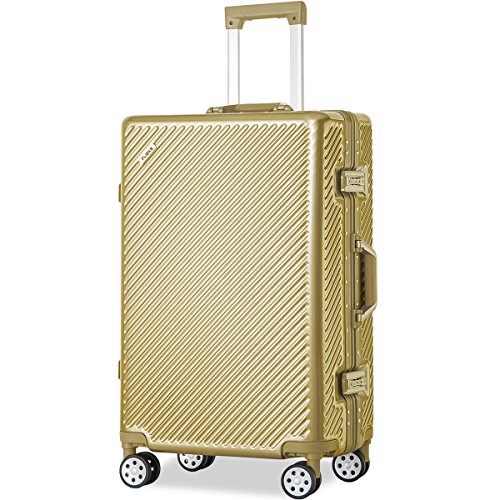 Algopix Similar Product 6 - Flieks Aluminum Frame HardShell Luggage