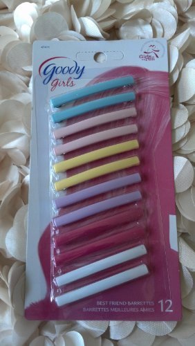Goody Girls Classic Stay-tight Barrettes (Color May Vary) (1-Pack of 12)