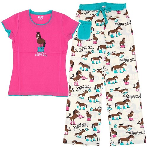 Lazy One I Need My Booty Sleep Cotton Pajamas for Juniors