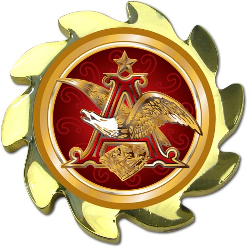 

Trademark Poker Budweiser A & Eagle Spinner Card Cover, Gold