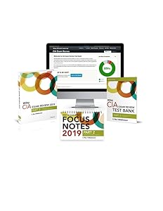 Wiley CIA Exam Review 2019, Part 2: Practice of Internal Auditing: Test Bank + Focus Notes + Text Set