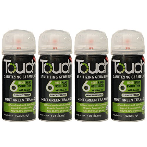 Algopix Similar Product 13 - Touch Sanitizing Germblock 4pak Mint