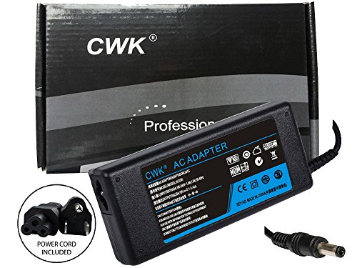 CWK® Laptop Charger AC Adpater Power Supply Cord Plug for Toshiba Satellite C855D-S5353 C875-S7205 C875-S7228 Toshiba Satellite C855D-S5359 C875D-S7223 C875D-S7345 Toshiba Satellite C855D-S5950 C75D-A7213 C75D-A7223 Toshiba Satellite C855-S5111 C855-S5115 C855-S5123 Toshiba Satellite C855-S5111 C855-S5115 C855-S5123 Toshiba Satellite C855-S5132NR C855-S5133 C855-S5134 Toshiba Satellite C855-S5137 C855-S5153 C855-S5158 Toshiba Satellite C855-S5190 C855-S5192 C855-S5194