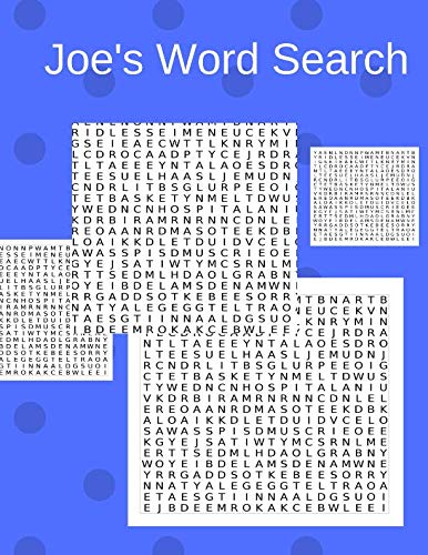 Joe's Word Search by Lilac House