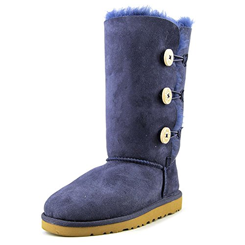 UGG Australia Girls' Bailey Button Triplet Sheepskin Fashion Boot