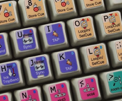 NATIVE INSTRUMENTS TRAKTOR PRO 2 KEYBOARD STICKERS - Want It All