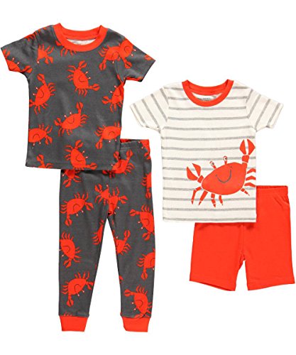 Carter's Baby Boys' 4 Piece Printed Cotton Set (Baby)