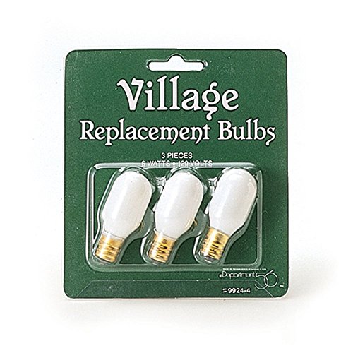 Department 56 Village Replacement Light Bulb Set of 6