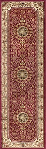 Algopix Similar Product 12 - Jayden Traditional Oriental Red Runner