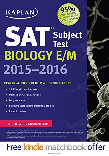 Kaplan SAT Subject Test Biology E/M 2015-2016 by Kaplan