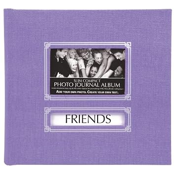 C.R. Gibson Square Slim Compact Journal Album, Ultra Violet