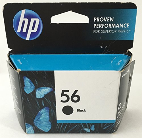 HP 56 Deskjet Ink Cartridge, 520 Page Yield, Black