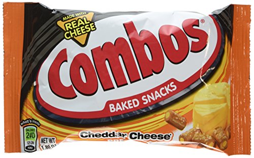 Combos Pretzel Snacks - Cheddar Cheese - 1.8 oz - 18 ct