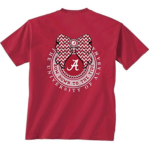 Alabama Crimson Tide T-shirt - Bow Down To The Tide - Color Crimson