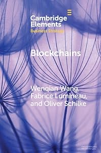 Blockchains: Strategic Implications for Contracting, Trust, and Organizational Design (Elements in Business Strategy) by Wenqian Wang