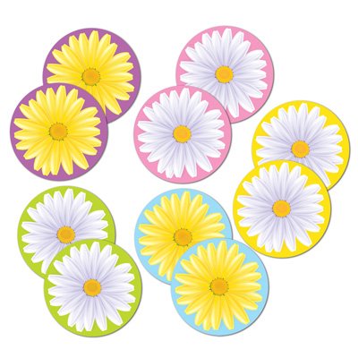 

Beistle 54867 Mini Daisy Cutouts, Pack Of 24