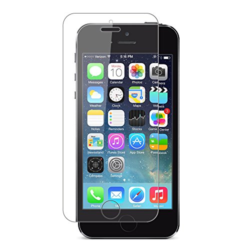 Maxboost iPhone 5S Screen Protector - Premium Ultra HD Clear 9 Hardness (AB) & Bubble Free
