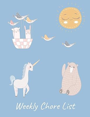 Weekly Chore List: Kids Responsibility Tracker