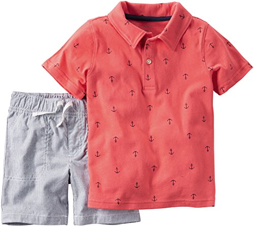 Carter's 2 Piece Print Set 249g109, Coral