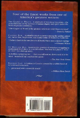 The Essential Steinbeck: The Grapes of Wrath / Cannery Row / Of Mive and Men / Tortilla Flat by John Steinbeck