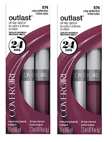 CoverGirl OutLast All Day LipColor #574 Ruby Reflections 2 Pack!