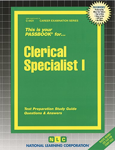 Clerical Specialist I by National Learning Corporation