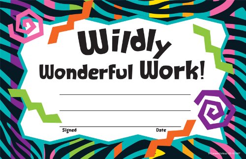 

Carson Dellosa Wild Style Certificates (101067)