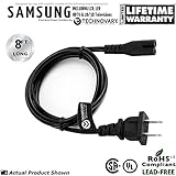 Samsung LED/LCD TV Power Cord (Specific Models Only) (Long Run - 8' Long, Bulk Packed)
