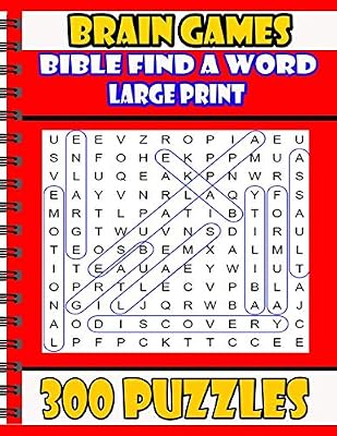 Brain Games - Bible Find a Word - Large Print: 300 Puzzles