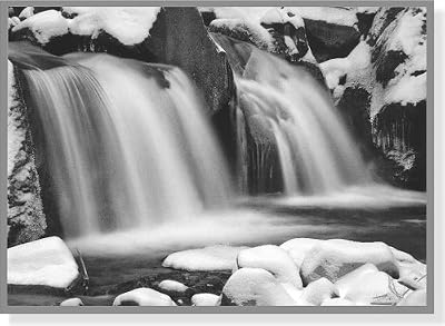 Winter Waterfall (Large Holiday Cards)