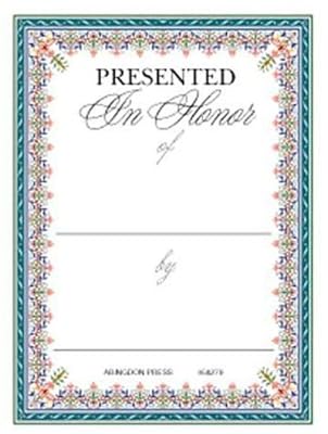 In Honor of Bookplates (package of 15)