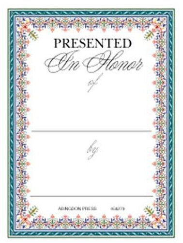 In Honor of Bookplates (package of 15) by Abingdon Press