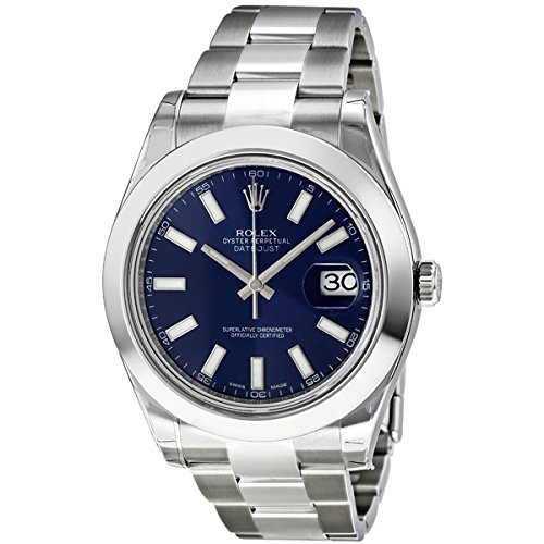 

Rolex Datejust II Blue Dial Stainless Steel Automatic Mens Watch 116300BLSO