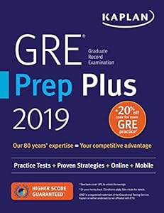 GRE Prep Plus 2019: Practice Tests + Proven Strategies + Online + Video + Mobile