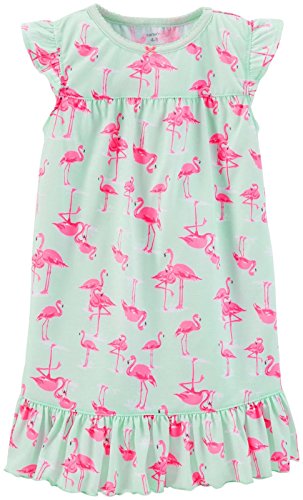 Carter's Little Girls' Print Nightgown (Toddler/Kid) - Flamingo