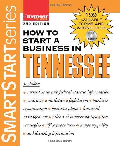 How to Start a Business in Tennessee by Entrepreneur Press