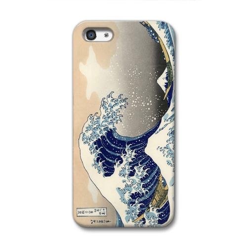 CollaBorn+iPhone5専用スマートフォンケース+神奈川沖浪裏+【iPhone5対応】+CB-I5-005