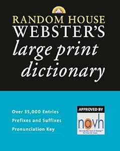 Random House Webster's Large Print Dictionary