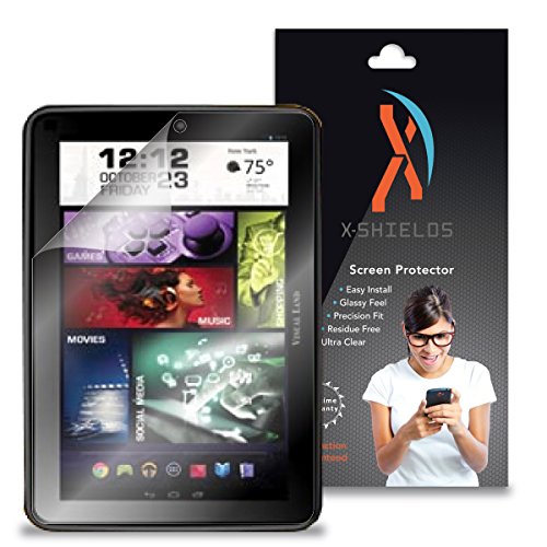 XShields© (3-Pack) Tablet Screen Protectors for Visual Land Prestige Elite 8Q (Ultra Clear)