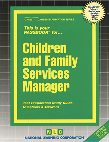 Children and Family Services Manager by Passbooks