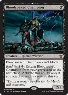 Magic: the Gathering - Bloodsoaked Champion (66/269) - Khans of Tarkir