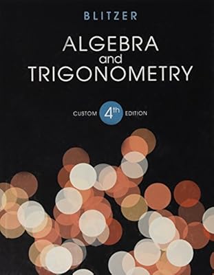 Algebra and Trigonometry 4th Ed