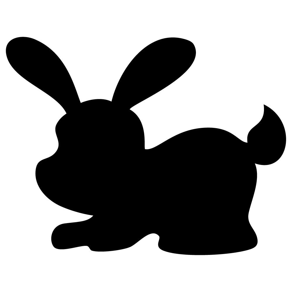

Repositionable Bunny V4 Chalkboard Wall Sticker - Large (1152 x 897 mm) Decal