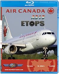 Air Canada Airbus A319 ETOPS to London Heathrow [Blu-ray]