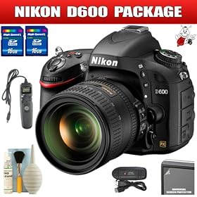 Nikon D600 FX-format Digital SLR Kit with 24-85mm VR Lens Package 1