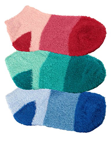 BambooMN - Women's Small Super Aloe Infused Fuzzy Nylon Socks (3-5 Pairs)